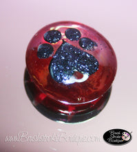 Hand Painted Glass Gems - Paws and Bones - Original Designs by Cathy Kraemer