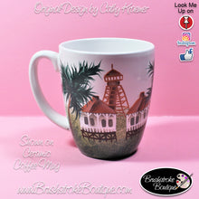 Hand Painted Coffee Mug - Sanibel Island Lighthouse - Original Designs by Cathy Kraemer