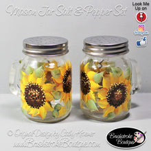 Hand Painted Oil Bottle - Sunflowers - Original Designs by Cathy Kraemer
