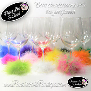 Hand Painted Wine Glass - Here For The Boos - Original Designs by Cathy Kraemer