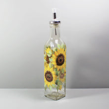 Hand Painted Oil Bottle - Daisies - Original Designs by Cathy Kraemer