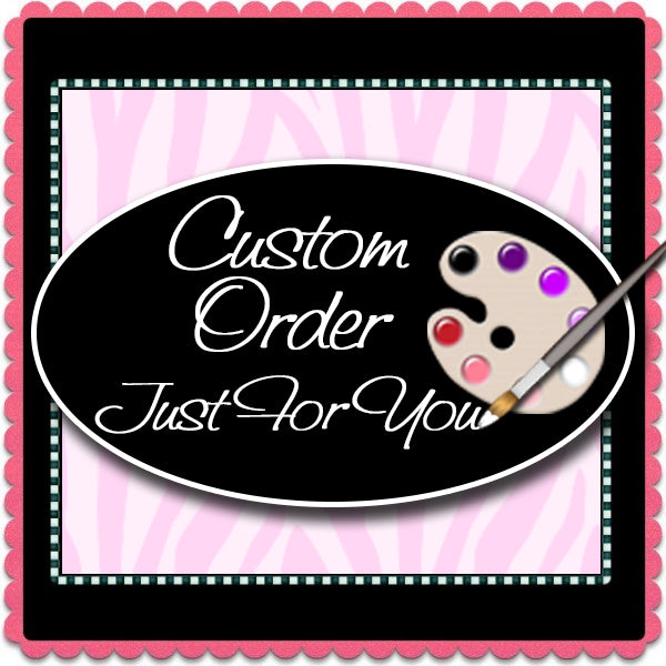 Custom Order for Melonie Ann - Hand Painted Glassware - Original Designs by Cathy Kraemer