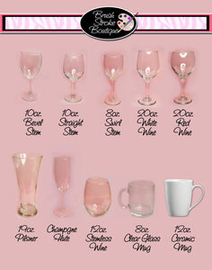 Hand Painted Wine Glass - Cherries Jubilee - Original Designs by Cathy Kraemer